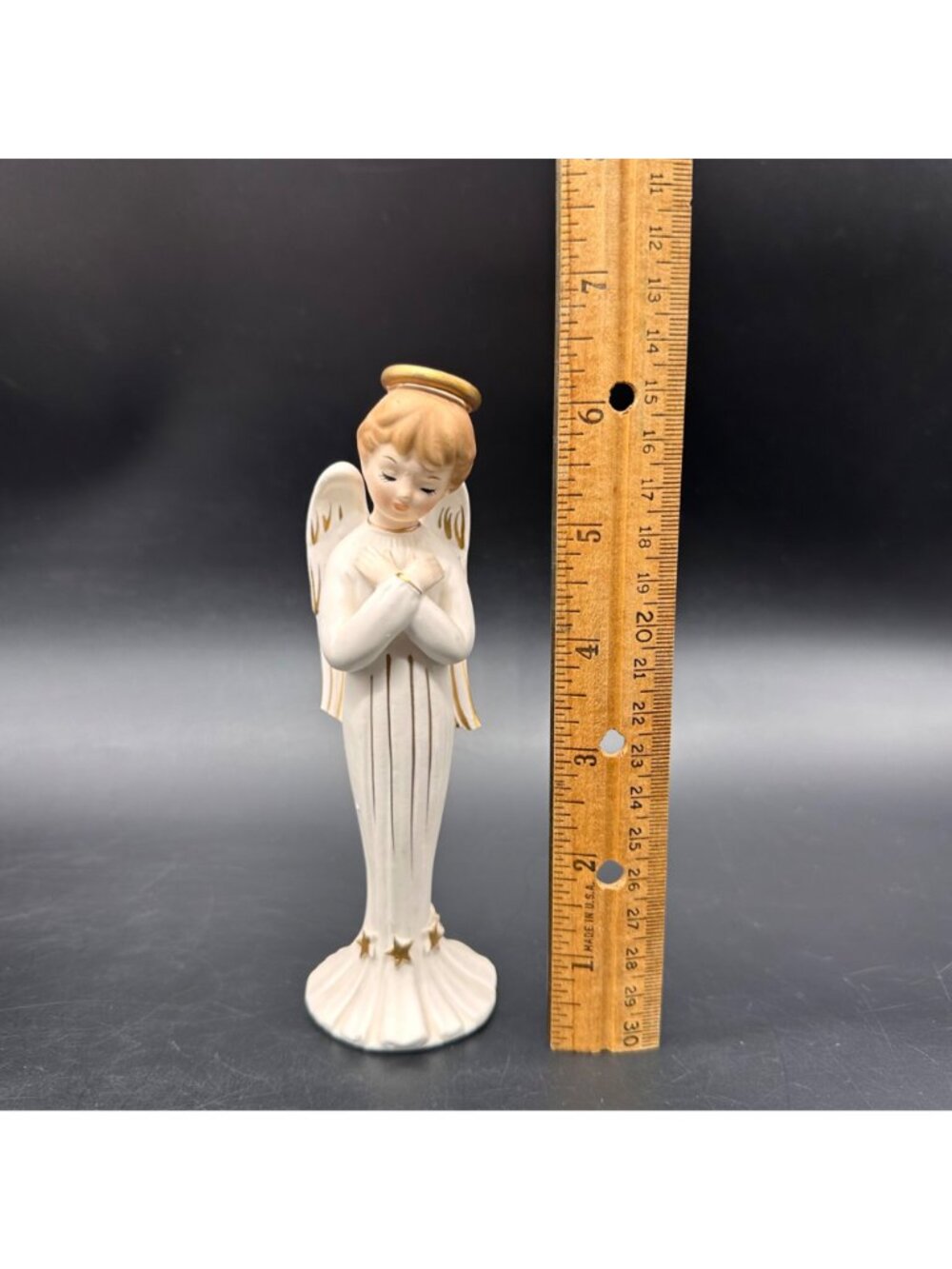Vintage Angel Figurines Set Of 3 Mid Century Hand Painted Napco Japan 1962 READ - Picture 11 of 11